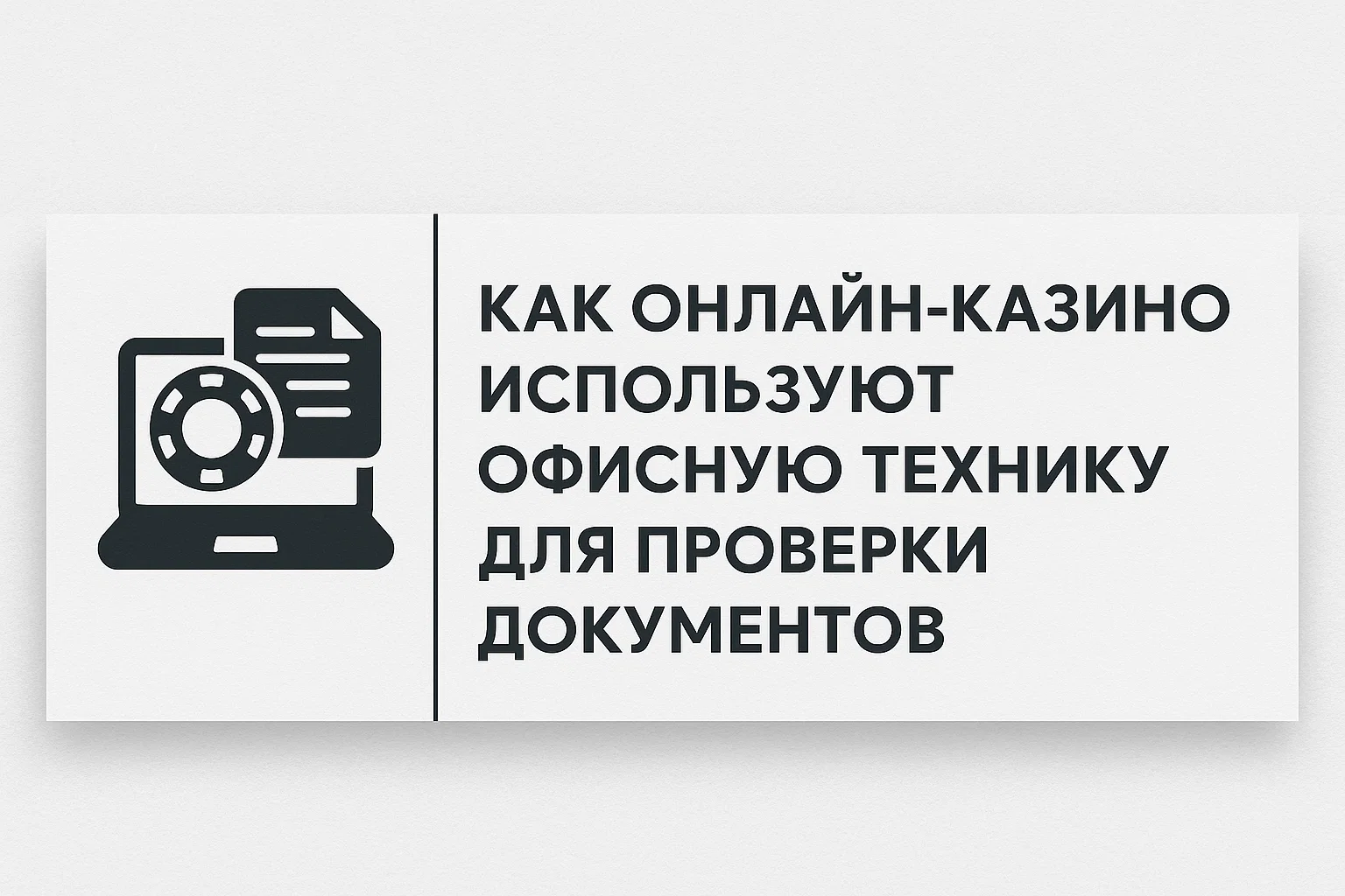 Как онлайн-казино используют офисную технику для проверки документов